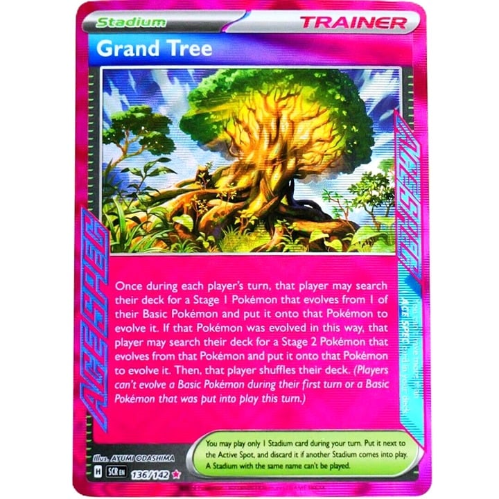 Grand Tree - ACE SPEC Rare Holo - Pokemon TCG Stellar Crown #136/142