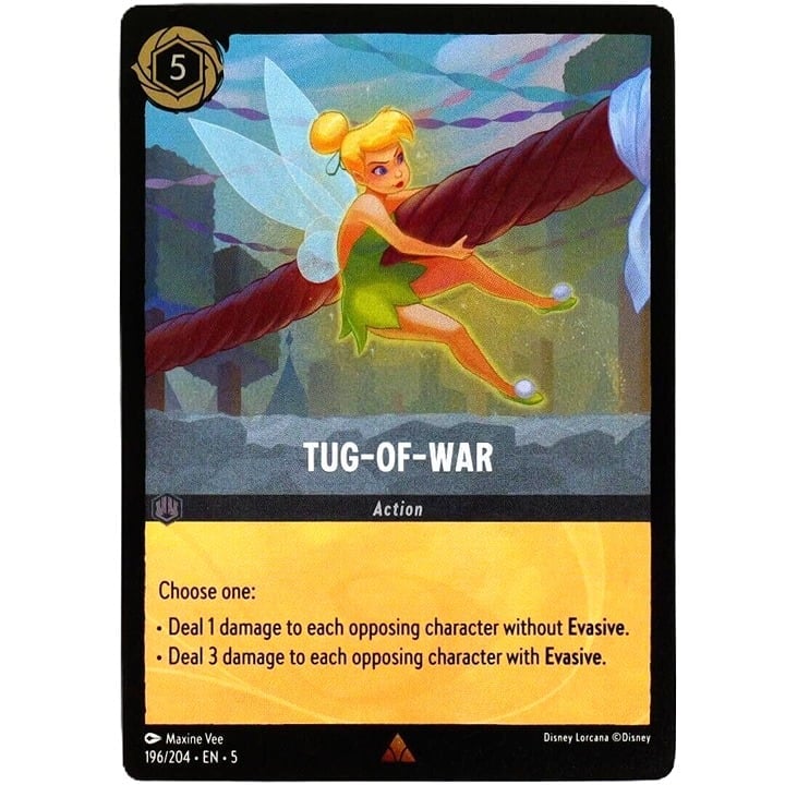 (Foil) Tug-Of-War - Rare - Disney Lorcana TCG Shimmering Skies #196/204