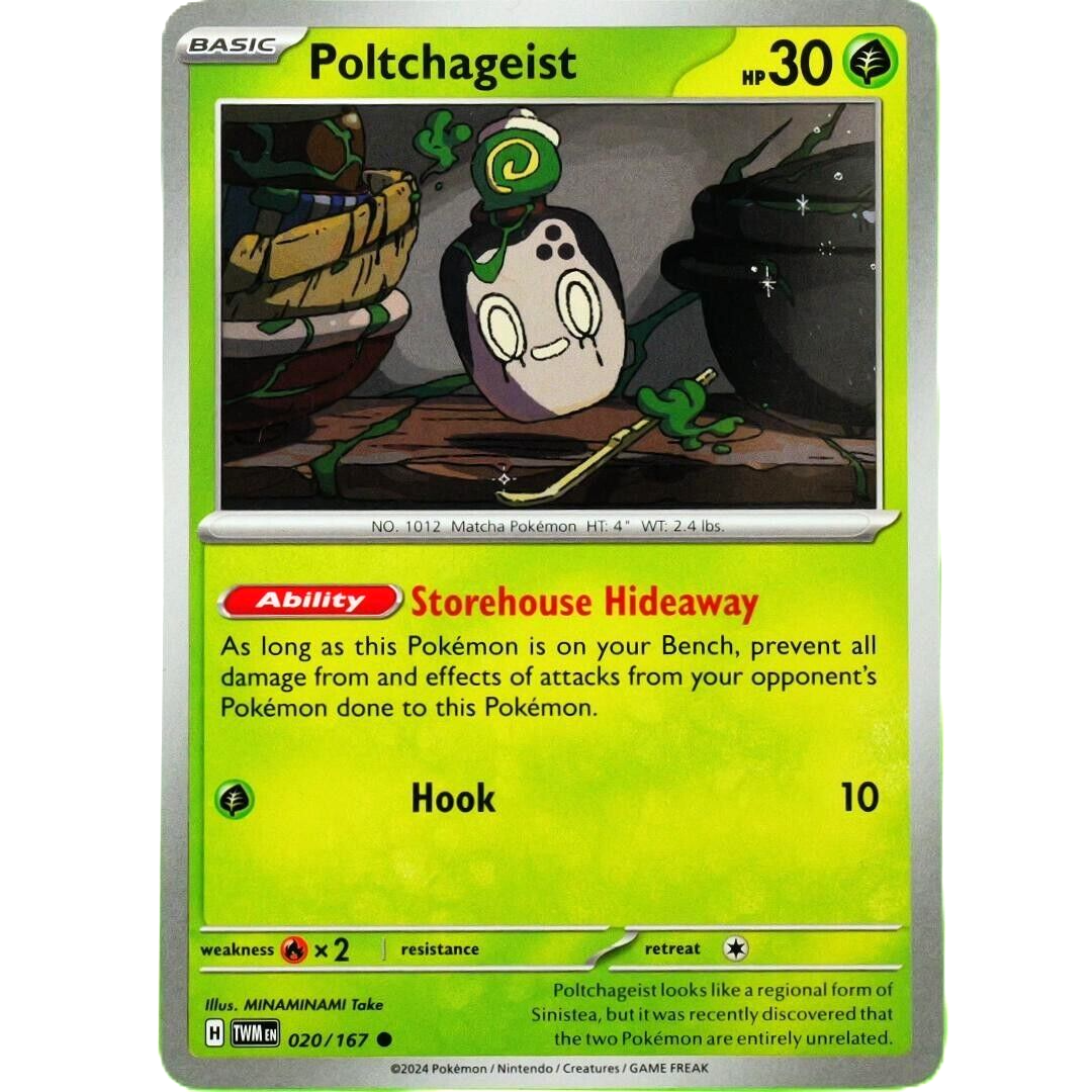 Poltchageist - Common - Pokemon Scarlet & Violet Twilight Masquerade #020/167