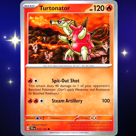 Turtonator - Common - Pokemon TCG Scarlet & Violet Temporal Forces #035/162