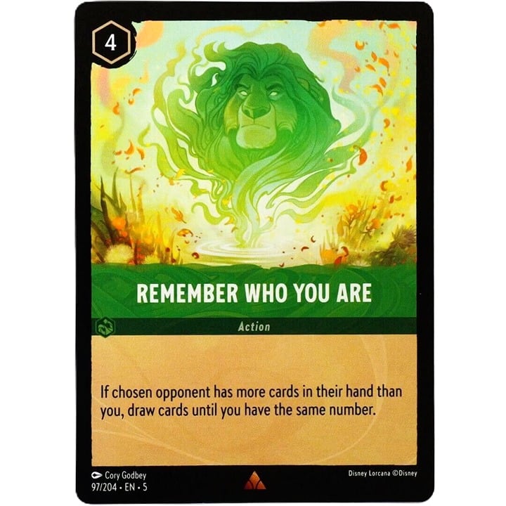 Remember Who You Are - Rare - Disney Lorcana TCG Shimmering Skies #97/204