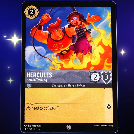 Hercules Hero in Training - Disney Lorcana TCG Rise of the Floodborn #182/204