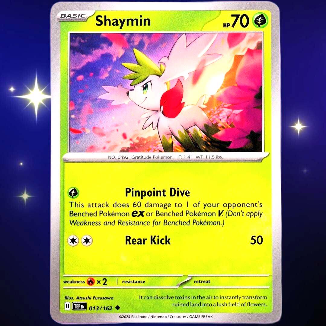 Shaymin - Uncommon - Pokemon TCG Scarlet & Violet Temporal Forces #013/162