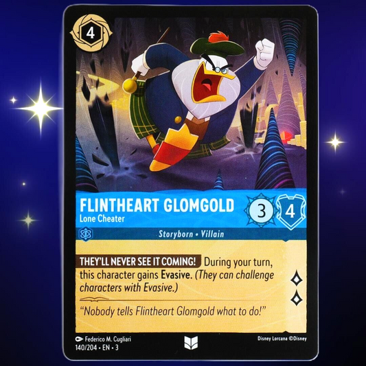 Flintheart Glomgold Lone Cheater - Disney Lorcana TCG Into the Inklands #140/204