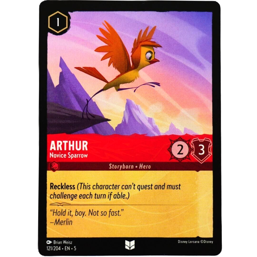 Arthur Novice Sparrow - Uncommon - Disney Lorcana TCG Shimmering Skies #121/204