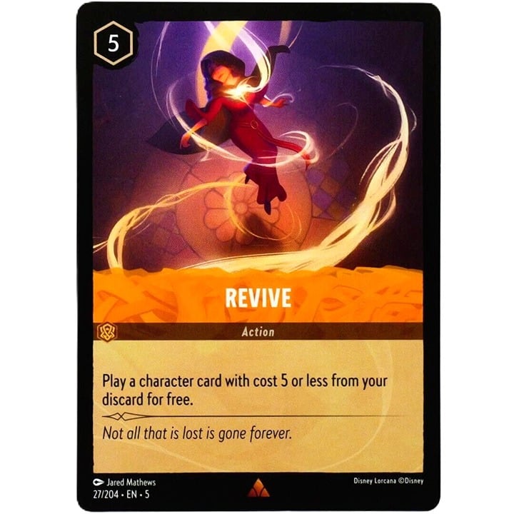 Revive- Rare - Disney Lorcana TCG Shimmering Skies #27/204