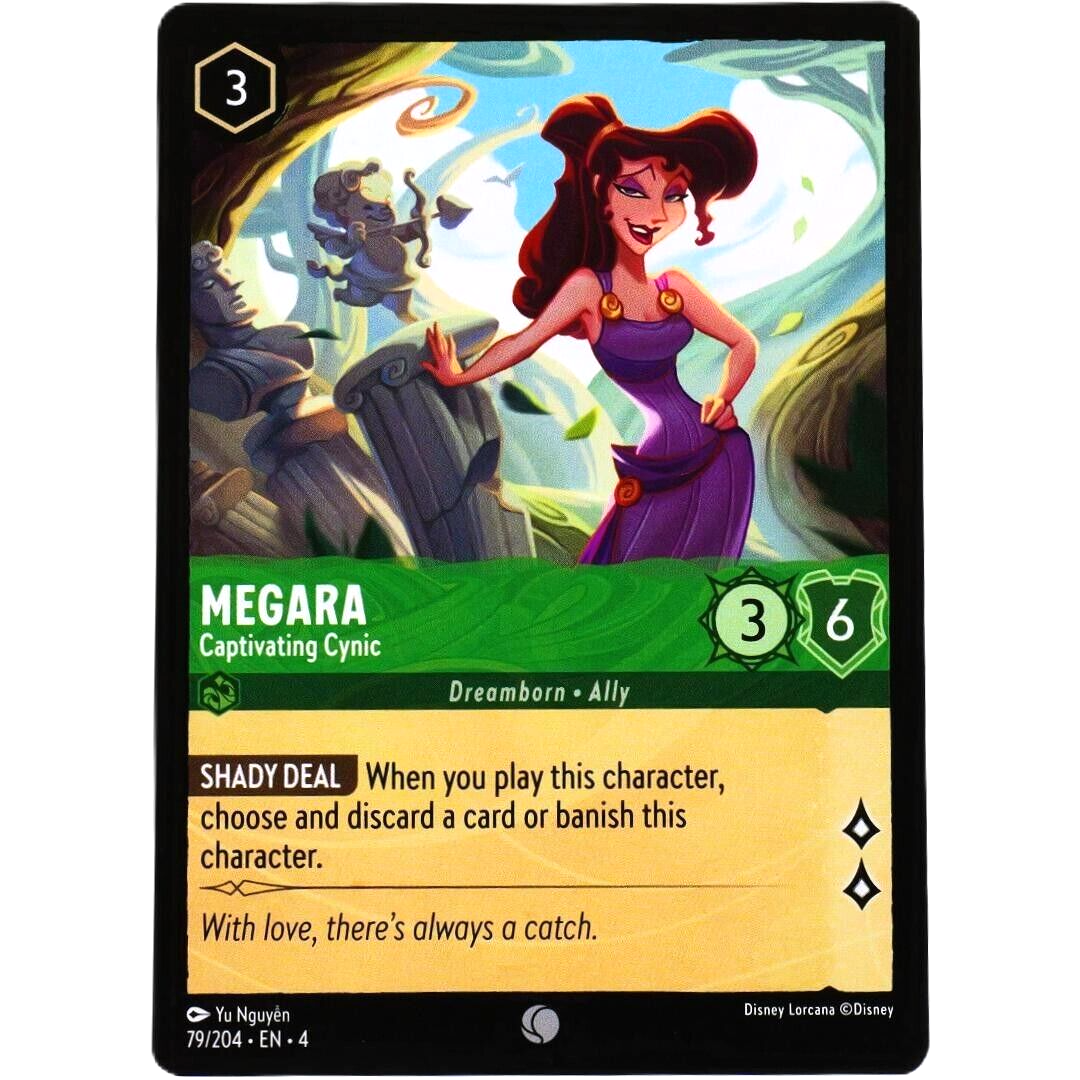 Megara Captivating Cynic - Common - Disney Lorcana TCG Ursula's Return #79/204