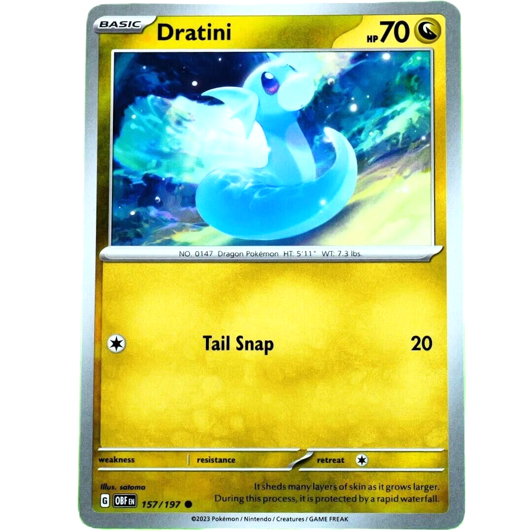 Dratini - Common - Pokemon TCG Scarlet & Violet Obsidian Flames #157/197