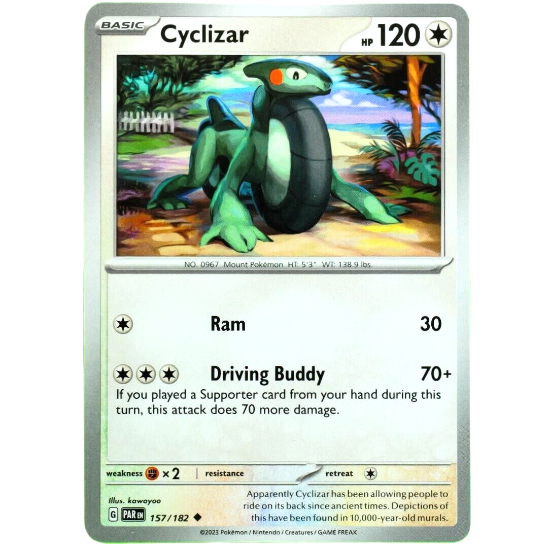 Cyclizar - Uncommon - Pokemon TCG Scarlet & Violet Paradox Rift #157/182