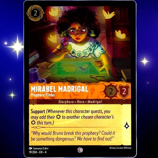 (Foil) Mirabel Madrigal Prophecy Finder - Disney Lorcana Ursula's Return #19/204