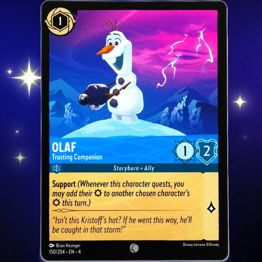 Olaf Trusting Companion - Common - Disney Lorcana TCG Ursula's Return #150/204