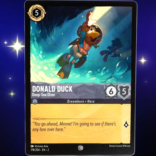 Donald Duck Deep-Sea Diver - Disney Lorcana TCG Rise of the Floodborn #178/204