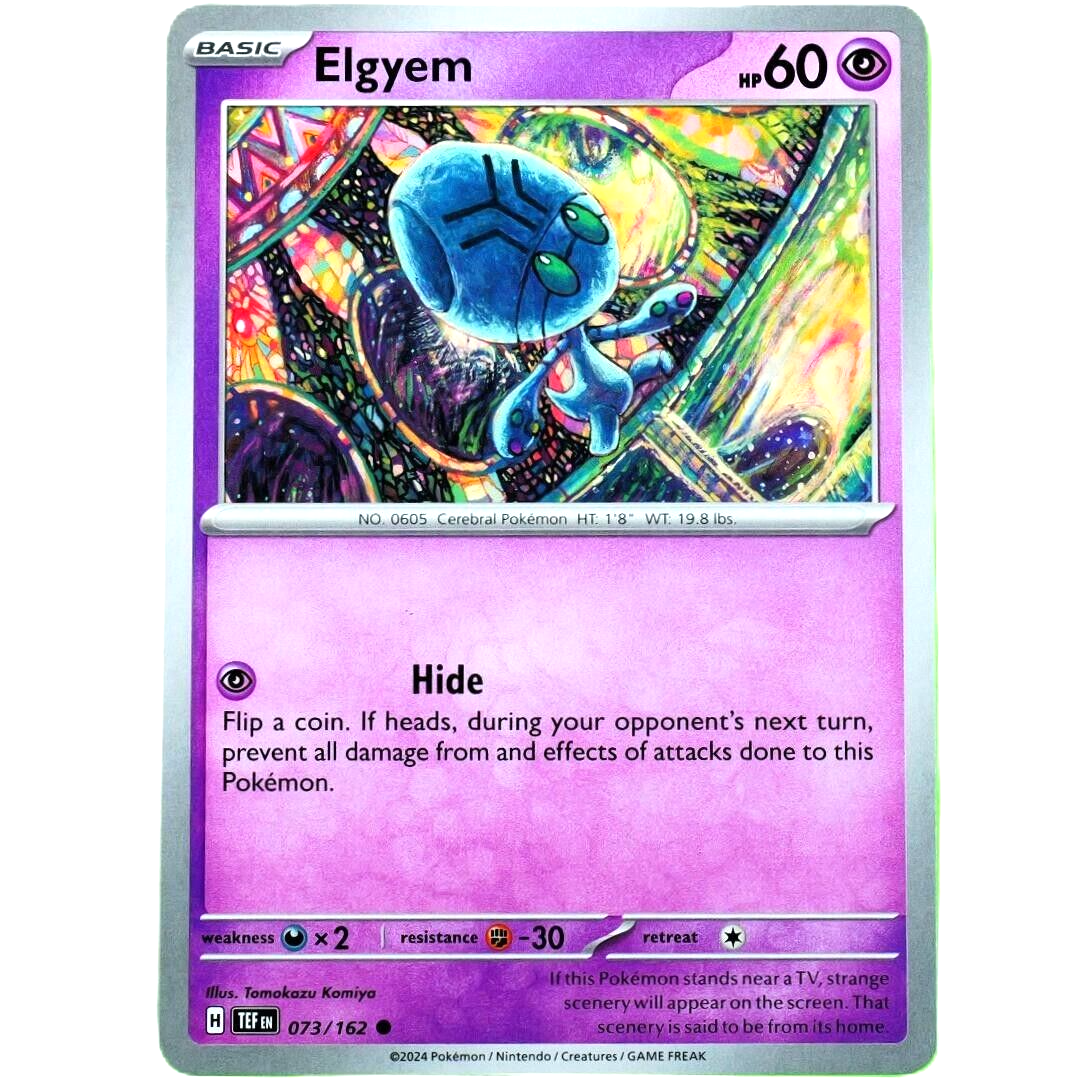 Elgyem - Common - Pokemon TCG Scarlet & Violet Temporal Forces #073/162