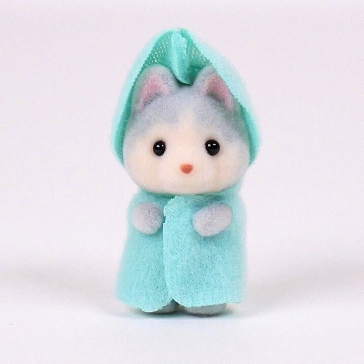 Calico Critters Husky Girl Triplet Baby - Please Read