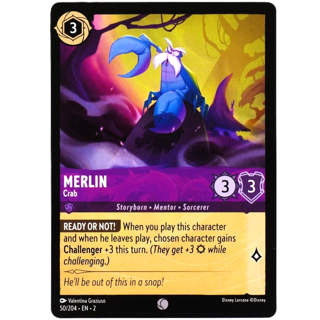 Merlin Crab - Common - Disney Lorcana TCG Rise of the Floodborn #50/204