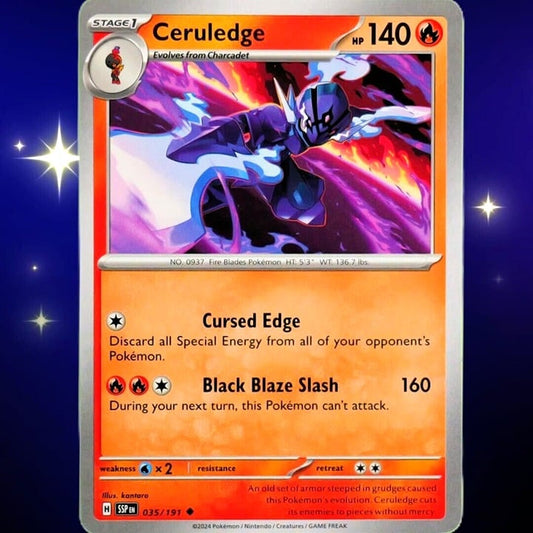 Ceruledge - Uncommon - Pokemon TCG Surging Sparks #035/191