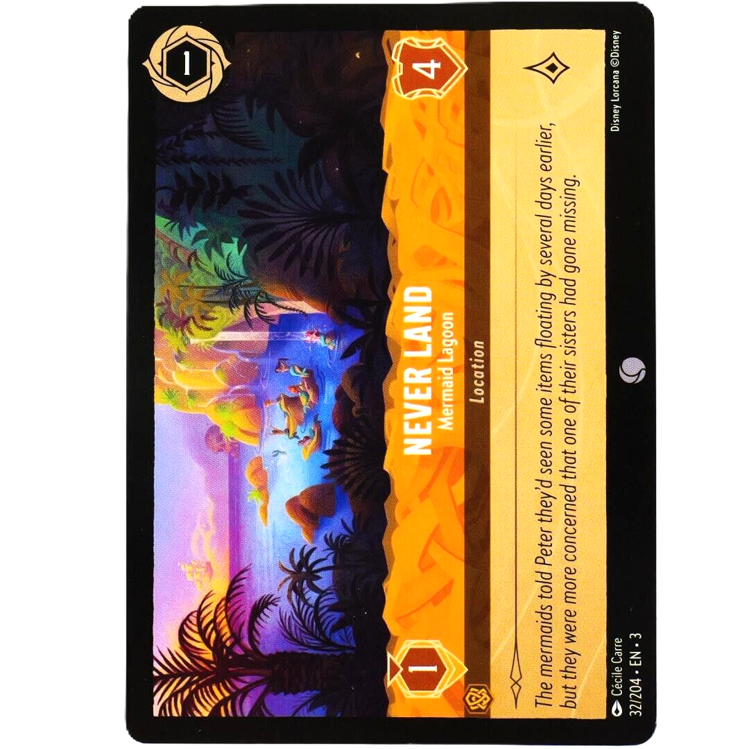 Never Land Mermaid Lagoon - Common - Disney Lorcana Into the Inklands #32/204