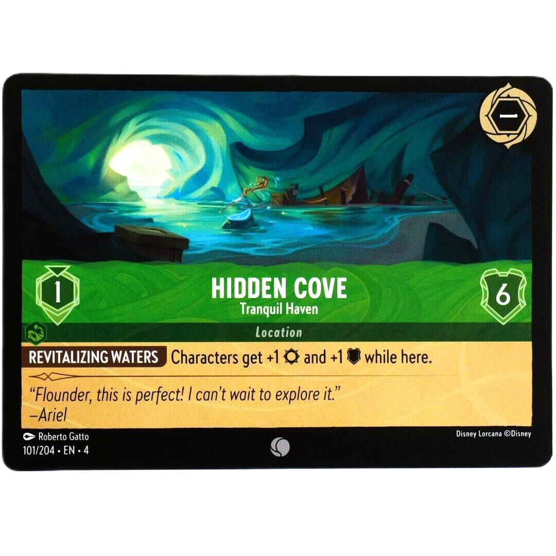 Hidden Cove Tranquil Haven - Common - Disney Lorcana Ursula's Return #101/204