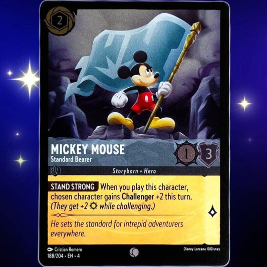 (Foil) Mickey Mouse Standard Bearer - Disney Lorcana Ursula's Return #188/204