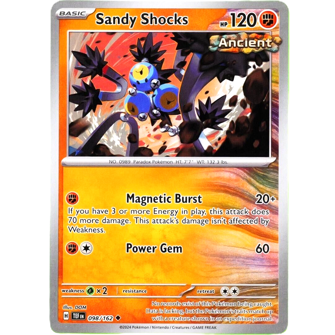 Sandy Shocks - Uncommon - Pokemon TCG Scarlet & Violet Temporal Forces #098/162