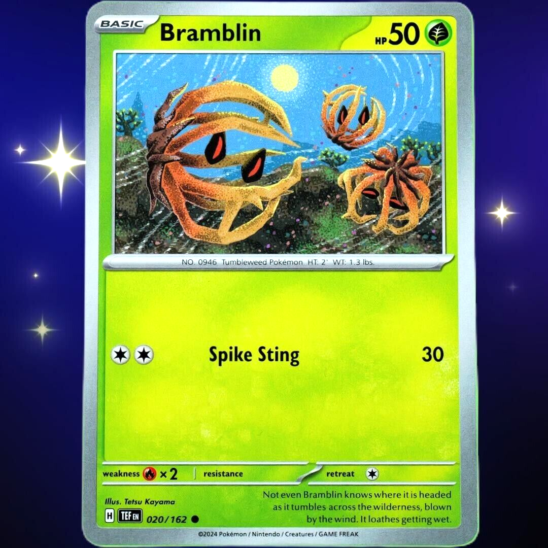 Bramblin - Common - Pokemon TCG Scarlet & Violet Temporal Forces #020/162