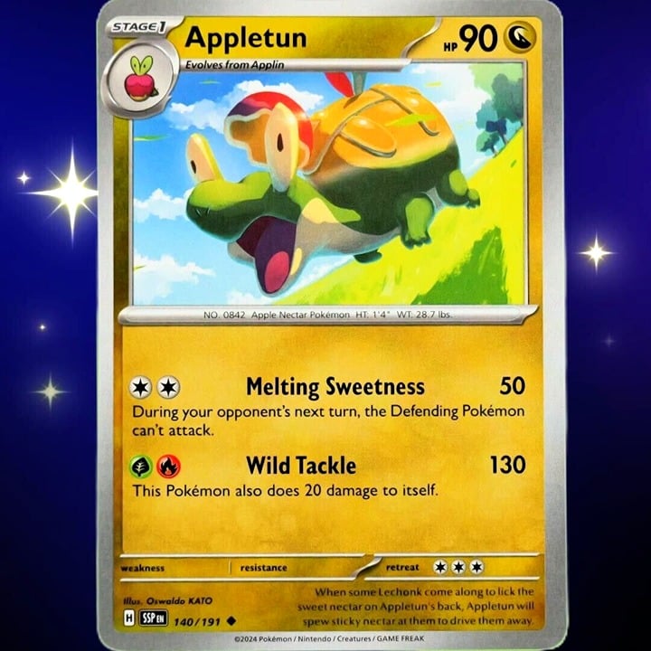 Appletun - Uncommon - Pokemon TCG Surging Sparks #140/191