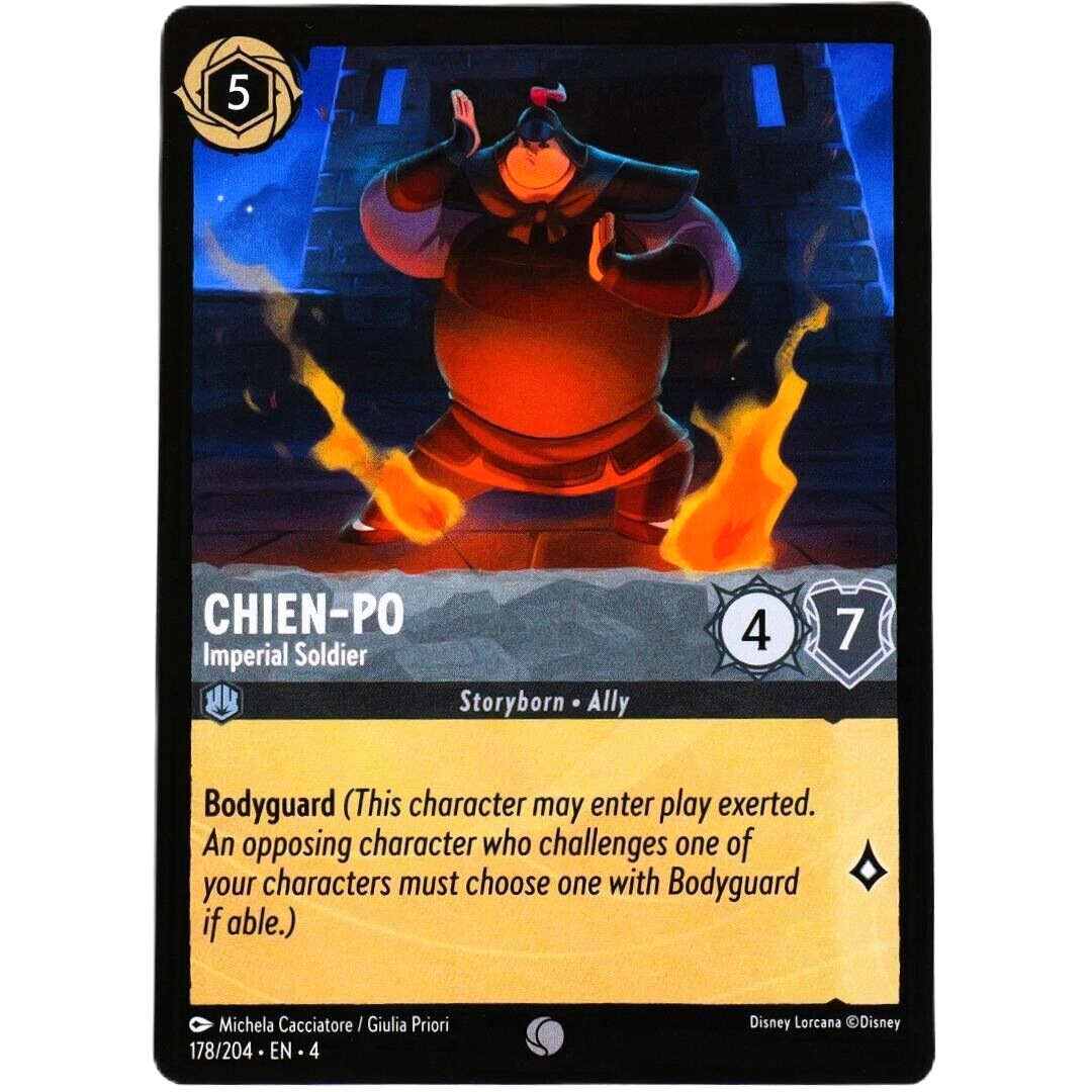 Chien-Po Imperial Soldier - Common - Disney Lorcana TCG Ursula's Return #178/204