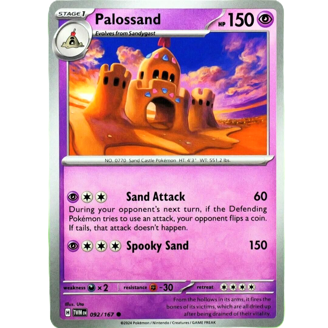 Palossand - Common - Pokemon TCG Scarlet & Violet Twilight Masquerade #092/167