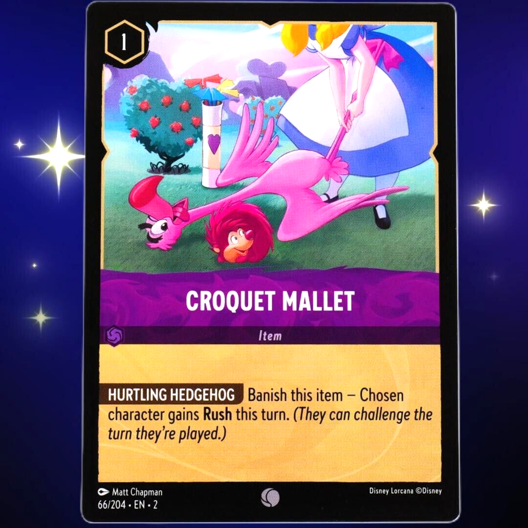 Croquet Mallet - Common - Disney Lorcana TCG Rise of the Floodborn #66/204