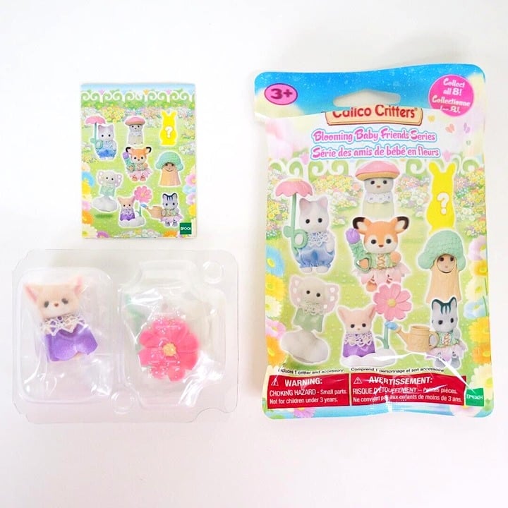 Calico Critters Sylvanian Families Fennec Fox Baby - Blooming Baby Friends