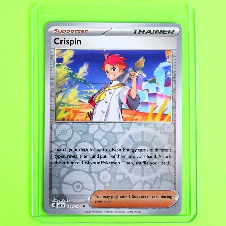 Crispin - Reverse Holo - Pokemon TCG Stellar Crown #133/142