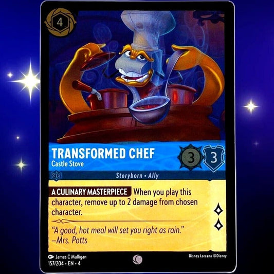 (Foil) Transformed Chef Castle Stove - Disney Lorcana Ursula's Return #157/204