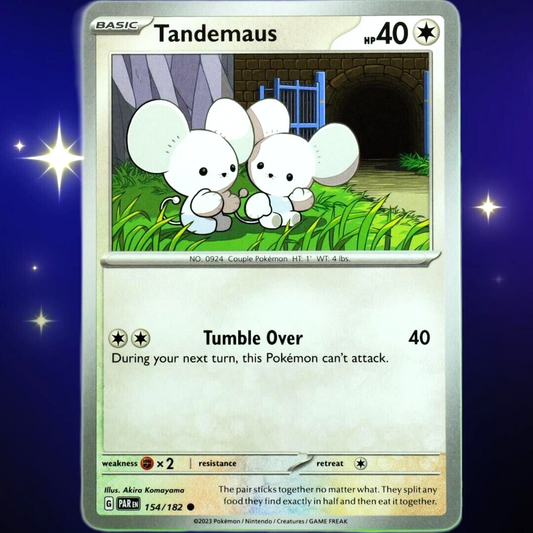 Tandemaus - Common - Pokemon TCG Scarlet & Violet Paradox Rift #154/182