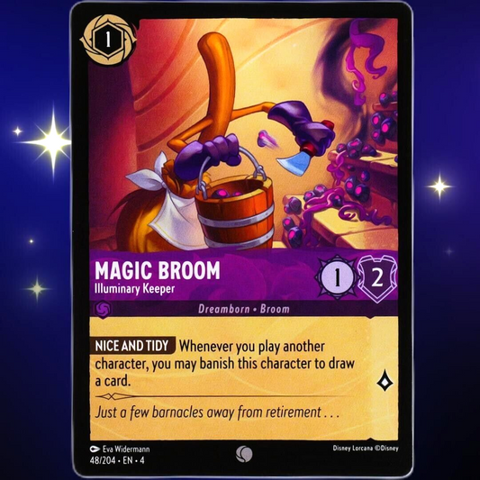 Magic Broom Illuminary Keeper - Common - Disney Lorcana Ursula's Return #48/204