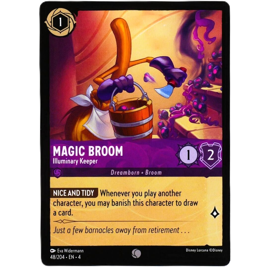 Magic Broom Illuminary Keeper - Common - Disney Lorcana Ursula's Return #48/204