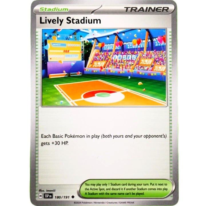 Lively Stadium - Uncommon - Pokemon TCG Surging Sparks #180/191