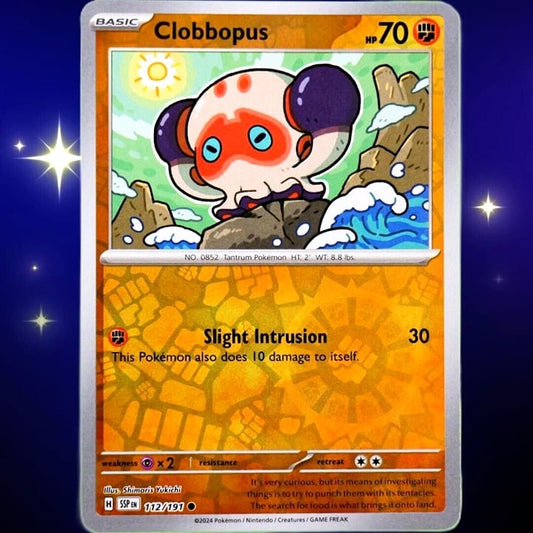 Clobbopus - Reverse Holo - Pokemon TCG Surging Sparks #112/191