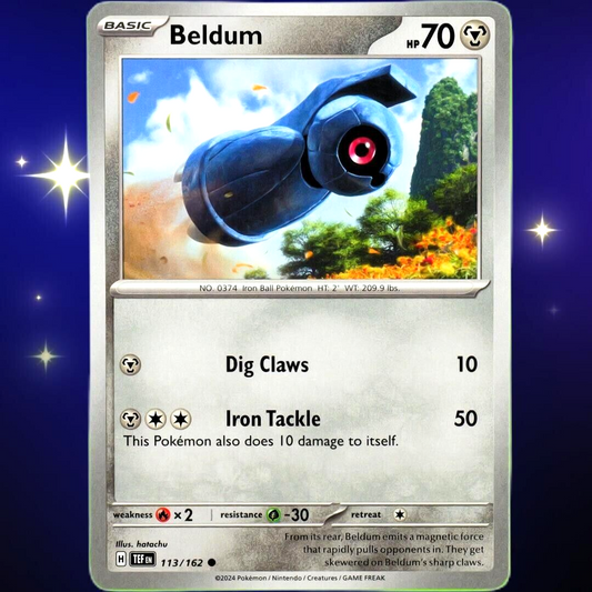 Beldum - Common - Pokemon TCG Scarlet & Violet Temporal Forces #113/162