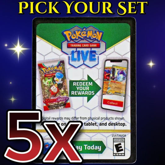 Pokemon TCG Live Online Codes - Surging Sparks, Stellar Crown, & More - 5 Codes