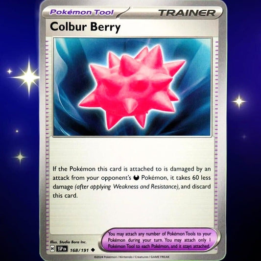 Colbur Berry - Uncommon - Pokemon TCG Surging Sparks #168/191