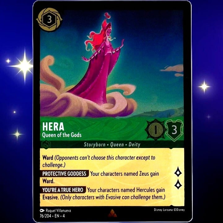 (Foil) Hera Queen of the Gods - Rare - Disney Lorcana Ursula's Return #76/204