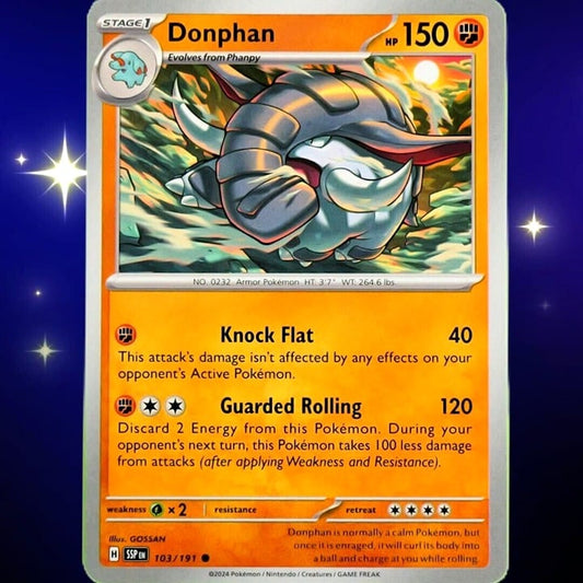 Donphan - Common - Pokemon TCG Surging Sparks #103/191