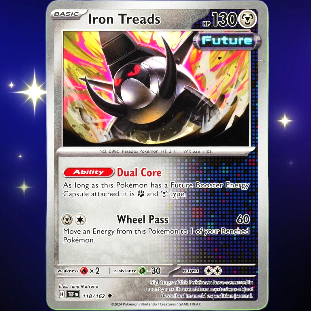 Iron Treads - Uncommon - Pokemon TCG Scarlet & Violet Temporal Forces #118/162