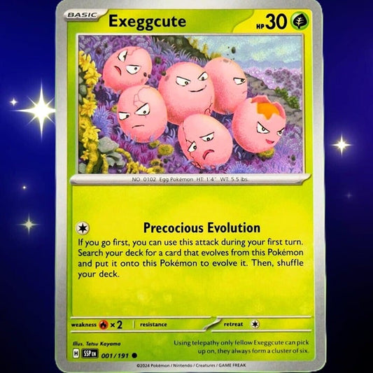 Exeggcute - Common - Pokemon TCG Surging Sparks #001/191