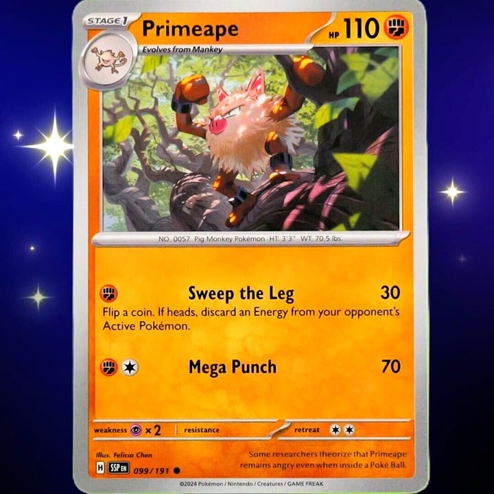 Primeape - Common - Pokemon TCG Surging Sparks #099/191