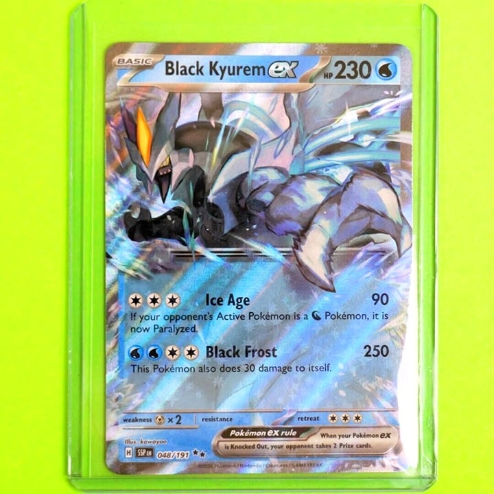 Black Kyurem Ex - Double Rare - Pokemon TCG Surging Sparks #048/191