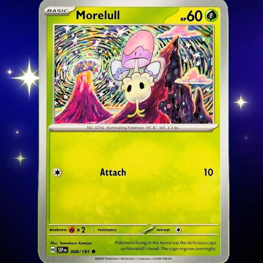 Morelull - Common - Pokemon TCG Surging Sparks #008/191