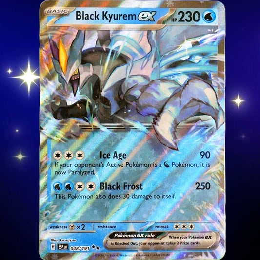 Black Kyurem Ex - Double Rare - Pokemon TCG Surging Sparks #048/191