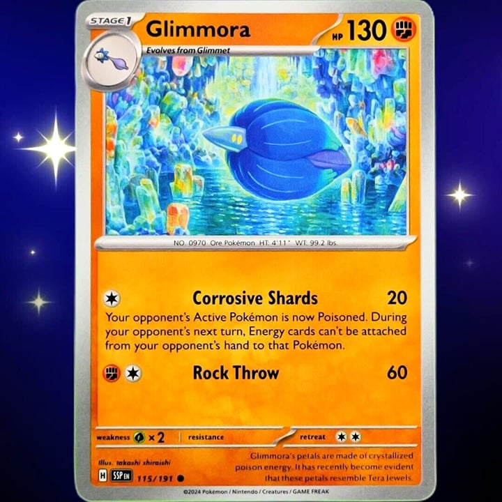 Glimmora - Common - Pokemon TCG Surging Sparks #115/191