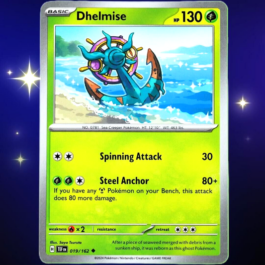 Dhelmise - Uncommon - Pokemon TCG Scarlet & Violet Temporal Forces #019/162